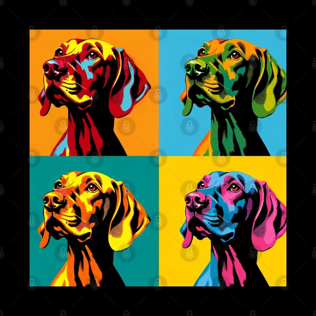 Vizsla Pop Art - Dog Lover Gifts by PawPopArt