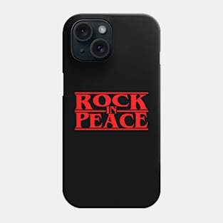 Rock In Peace Metal Music 80s vintage retro rip rock gods Phone Case