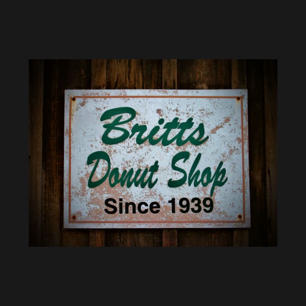 Britt's Donut Shop Sign 1 by Cynthia48