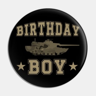 Birthday Army Party Birthday Party Pin