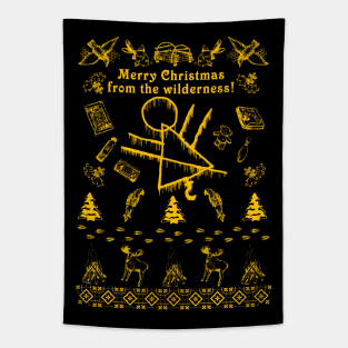 Christmas from the Wilderness X - Holiday Sweater Tapestry