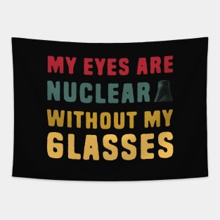 Funny Nuclear Pun Tapestry