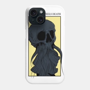 Skull octopus quote "Every Soul Feels Death" Phone Case