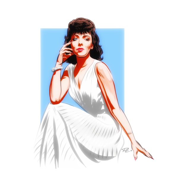 Ida Lupino - An illustration by Paul Cemmick by PLAYDIGITAL2020