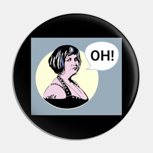 Gavin and Stacey Pop Art 'Oh!' Pin