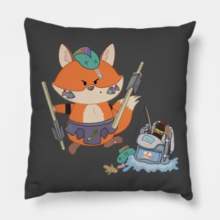 The Sushi Fox Pillow