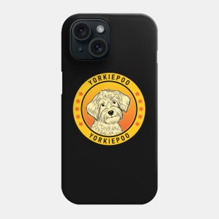 Yorkiepoo Dog Portrait Phone Case