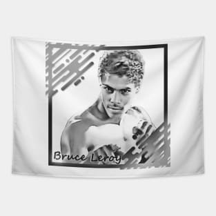 Bruce Leroy in Black & White Frame Concept Tapestry