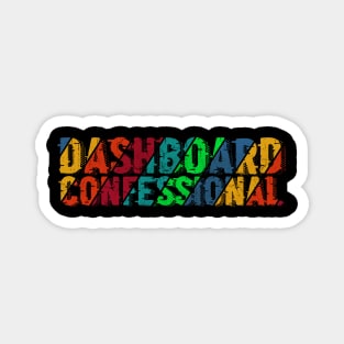 vintage color Dashboard Confessional Magnet