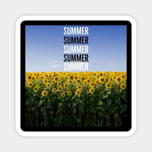 Summer and sunflowers! Magnet
