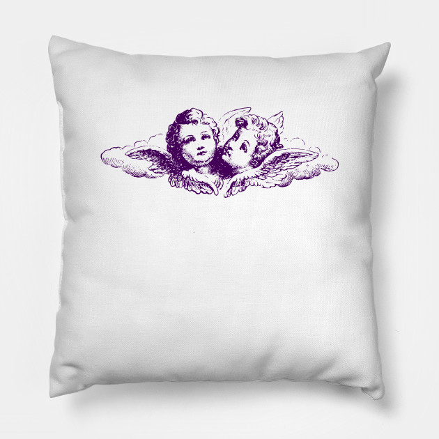 Vintage Cupid Angel Cherubs In Cloud Engraving Cherubs In Cloud