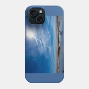 Winter Blues At Salt Plains National Wildlife Refuge Oklahoma Phone Case