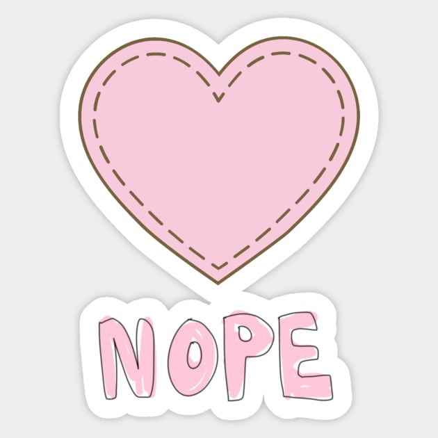 Pink Heart' Sticker