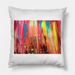 Swathe of colours no 7 ( Magic Flute ) Pillow