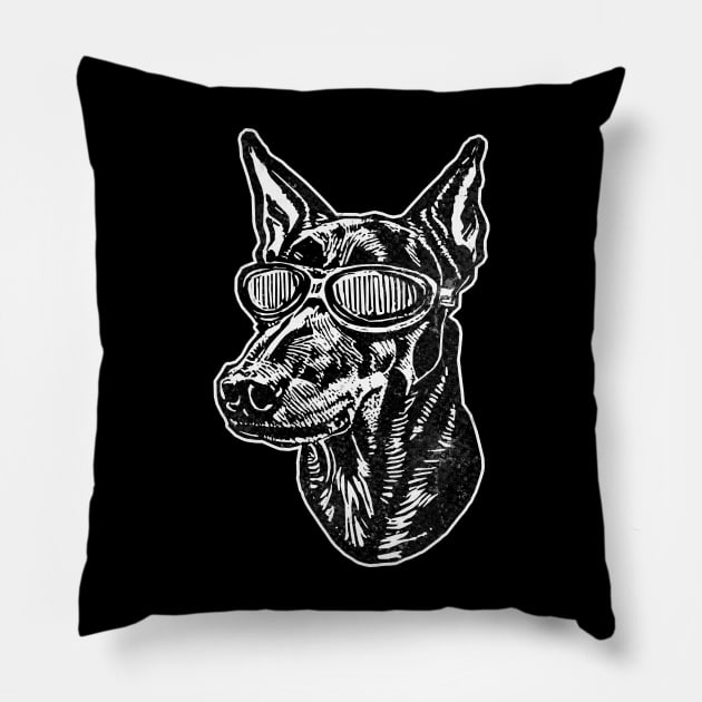 Doberman Pillow by Fellball