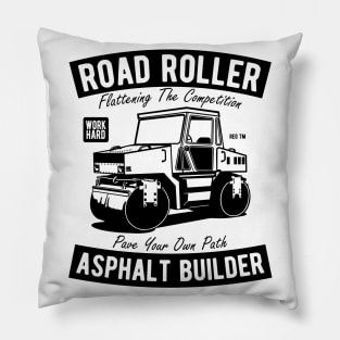 Road Roller Pillow