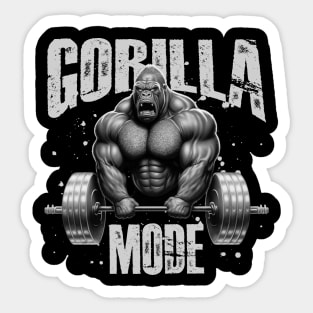 Gorilla GYM building Muscles Fitness Training' Sticker