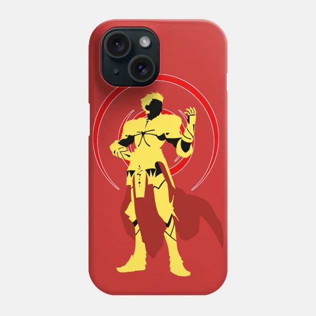 Gilgamesh Silhouette Phone Case by A_Buddy89