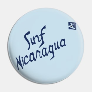 Surf Nicaragua Pin