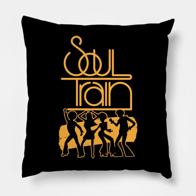 dance soul train Pillow by NelsonPR