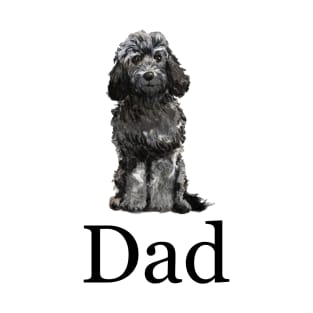 Black Cockapoo Dog Dad, Dog Dad, Dog Daddy, Gift from the Dog, Dog Dad Gift, Dog Dad Present, Dog Daddy Present, Gift for Dog Dad, Present from the Dog T-Shirt