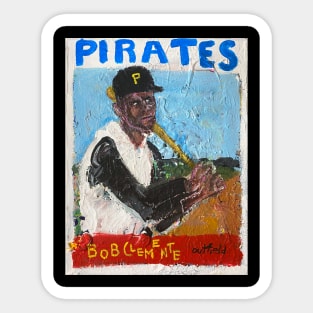 Roberto Clemente Sticker for Sale by devinobrien