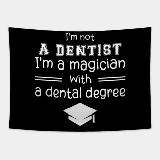 A DDS Funny Dentist Dental Student Humor Graduation Tapestry