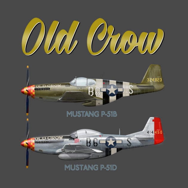 P-51 Mustang Old Crow by Spyinthesky