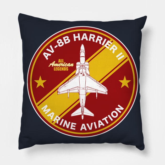 AV8B Harrier 2 Patch Pillow by TCP