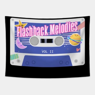 Flashback melodies retro revival - 80s Cassette Tapestry