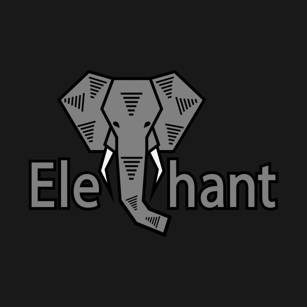 Elephant Creative design by DinaShalash