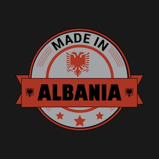 Made in Albania national symbol flag T-Shirt