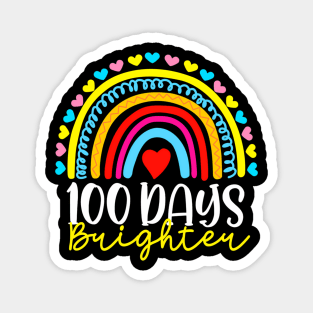 Rainbow 100 Days Of School 100 Days Brighter Kids Magnet