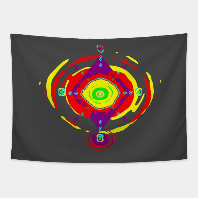 WAKE and QUAKE Tapestry by rdbacct