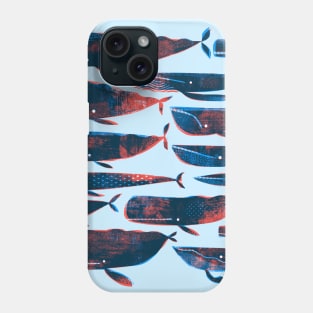 Printed whales Phone Case