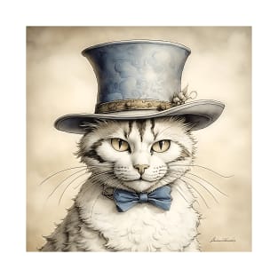 [AI Art] Cheeky cat with hat T-Shirt