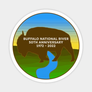 Buffalo National River 50th Anniversary 1972-2022 Magnet