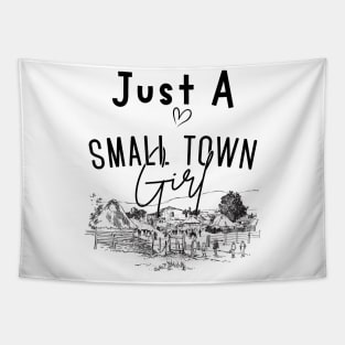 Just a Small Town Girl, Small Town Lovers Tapestry