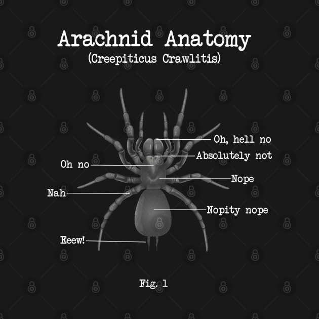 Arachnid Anatomy by NinthStreetShirts