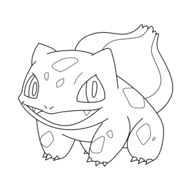 Pokemon Bulbasaur Outline Pokemon Bulbasaur Outline