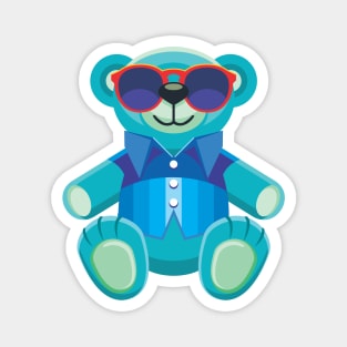 Relaxing Teddy Bear 2.0 Magnet