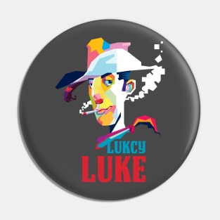 Lucky Luke In Pop Art Pin