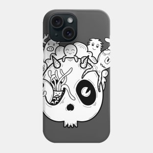 Skull Doodle Phone Case