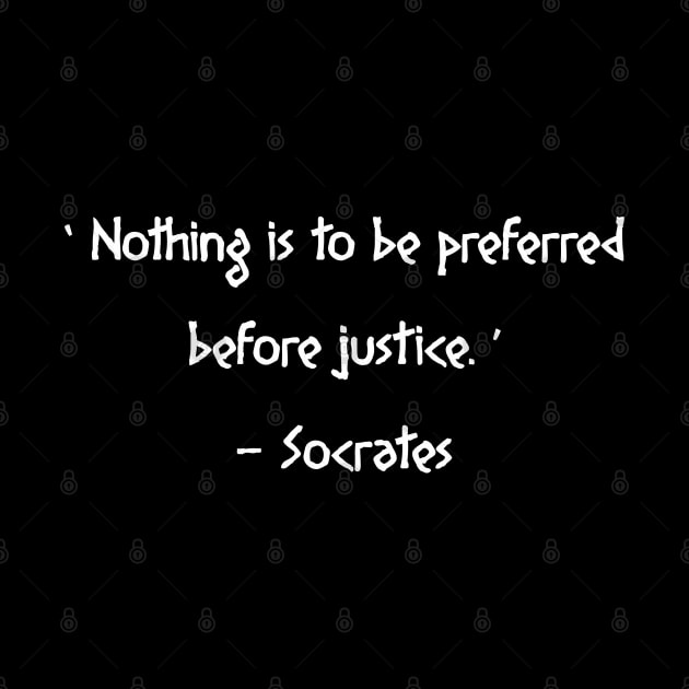 Socrates Justice Quote by Scar