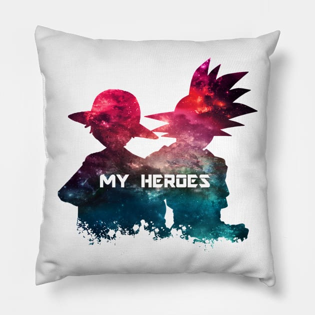 MY HEROES Pillow by Genesis993