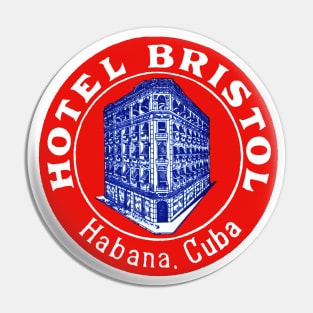 1935 Hotel Bristol Havana Cuba Pin