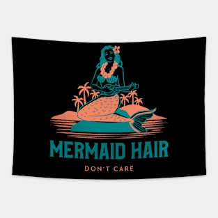 Mermaid Hair Don't Care Tapestry