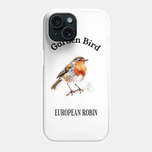 Garden Bird European Robin Phone Case