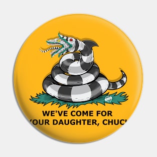 Don't tread on Beetlejuice Pin