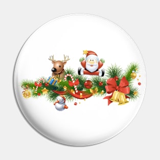 Merry Christmas Tshirt Pin